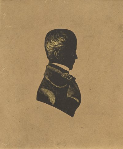Silhouette of a Man, c. 1800-1850 by American School